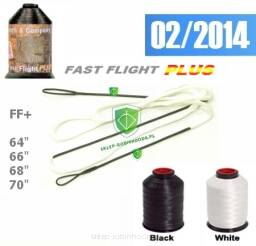 Cięciwa FAST FLIGHT Plus Brownell do łuku klasycznego - czarna FF+ 64" 66" 68" 70"