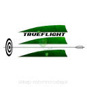 Lotka pióro 4" Shield TRUEFLIGHT zielona - lotka naturalna pierzasta