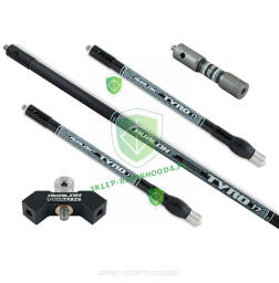 Zestaw Stabilizatory Carbon TYRO 17mm Avalon komplet (szare)