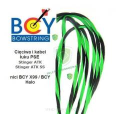 Cięciwy PSE Stinger ATK wyczynowe do łuku Stinger ATK SS (2023) lub Stinger ATK (2022) zestaw Cięciw do łuku Stinger ATK z nici BCY X99 - BCY Halo (dwa kolory) najlepsze cięciwy do łuku PSE Stinger ATK