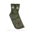 Kołczan tradycyjny Buck Trail KENDAL Field krótki skóra (zielony)