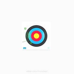 Tarcza Papierowa WA FITA 40cm  World Archery wzmacniana 