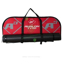Pokrowiec na łuk Torba Avalon A3 z tubą na strzały (czerwony)