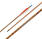 Strzała Bentwood Carbon spine 400 imitacja drewna - pióro naturalne 4" Shield (6szt)
