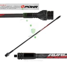 stabilizator długi Avalon POWR 14mm Carbon Double Core 14mm z tłumikiem - 28", 30", 32" centralny (long) 