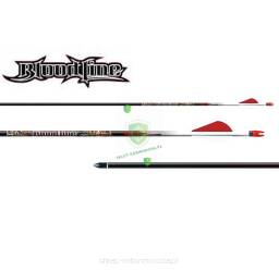 Strzała Easton BLOODLINE Carbon 6mm cresting spine 480 - lotki Blazer 2" - 1szt