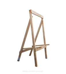 Stojak drewniany pod matę piankową 80cm - duży stojak na 4 nogach 