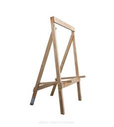 Stojak drewniany pod matę piankową 80cm - duży stojak na 4 nogach 