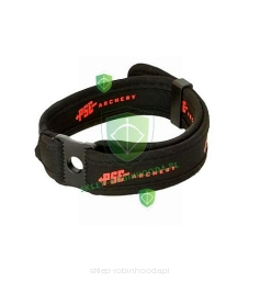 Smycz łuku PSE Neoprene PSE Logo czarna do łukbloczkowego 