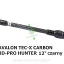 stabilizator Avalon TEC-X Carbon 3D PRO Hunter 12" myśliwski (czarny)