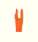 Nasadka Pin Nock Skylon -  Compound pin nock - orange (25szt)