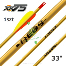 Strzała aluminiowa  NEOS 1618 Easton alu strzała złota -  długa 33" (1szt)