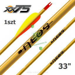 Strzała aluminiowa  NEOS 1618 Easton alu strzała złota -  długa 33" (1szt)