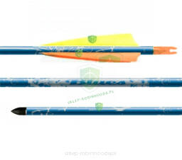 Strzała BLUES 2016 - spine 500 lotki pióra SHIELD 4" Grot bullet rps