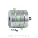 Ciężarek Barebow Avalon BB 360g do majdanu łuku - duży gwint - (srebrny)