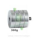 Ciężarek Barebow Avalon BB 360g do majdanu łuku - duży gwint - (srebrny)