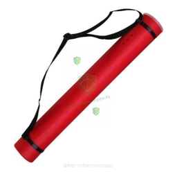 Tuba na strzały - pojemnik kołczan (czerwona)