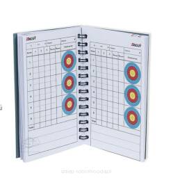 Notes łuczniczy do wpisywania wyników i trafień - notes tarcza  FITA notatnik