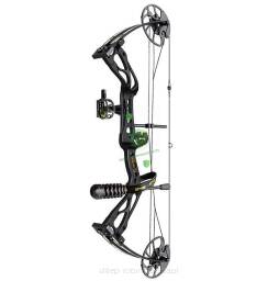 -100pln Zestaw Łuk bloczkowy Sanlida Dragon X8 RTS 10-60# 18-31cali kolor (czarny)