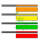 Oklejki strzał - SOCX Edge FLUOR 5.5mm wrapy
