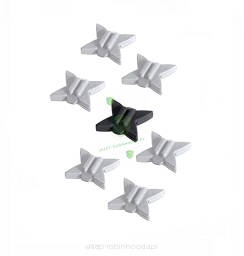 Tłumiki cięciwyTRU GLO Tru-Block motylek (czarny) 