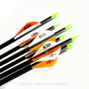 Zestaw 6x Strzała EASTON 6MM EPIC Carbon 340, 500 - Blazer 2" 