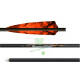 Strzała POWERFLIGHT 500 pióro 4" TRE CAMO orange grot CB tarczowy -nock