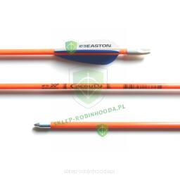 Strzała SCOUT 2 Easton Orange Fiberglass typu Trooper - pomarańczowa 28" dla 30#