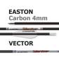 Strzała Easton Vector Carbon 4mm - lotka EP16 - 600-2000 (Custom) (12szt)