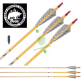 Zestaw strzały cedrowe BEAR USA X400 spine 45#-50# pióra 4" 11/32" 32" grot toczony (12szt)