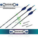 Strzały Skylon Brixxon carbon Spin Wing - lotki Spin Wing, pin nock, groty break-off - 12szt 