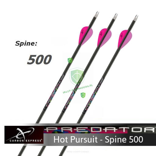 12 Flèches Carbon Express Predator Hot Pursuit 3050 – Inserts Et Encoches Inclus – 50894