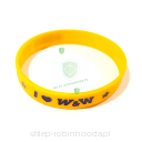 Opaska W&W Wiawis archery born to win wristband na nadgarstek - żółta