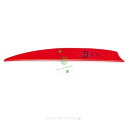 Lotka Bohning ZEN 4" gumowa shield - długa ZEN (neon red) 1szt