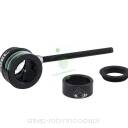 Lipko RECURVE SCOPE CURVE RX DRILLED LENS PRO 14MM / .029" GREEN FIBER F\IRE RING / RHEOSTAT BLACK Rheostat Pin 0.029" (zielony)