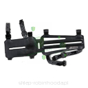 Ochraniacz SHOCQ Long długi czarny eko skóra wentylowany podwójny