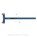 Miarka cięciwy miarka łucznicza WNS Winners miarka do łuku aluminiowa (niebieska) 