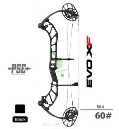 Łuk bloczkowy PSE EVO XF 30 myśliwski 2022 czarny matt 60# - 335fps - (czarny)