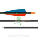 Strzała POWERFLIGHT pióro 4" grot CB tarczowy