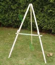 2x Stojak drewniany pod matę słomianą 110cm, 80cm i 60cm