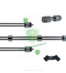 Zestaw stabiliztorów carbon BEITER Centralizer z gwintem końcowym (czarno-szare)