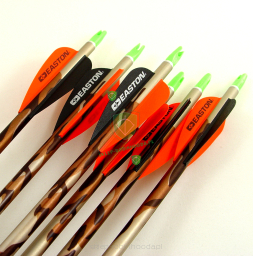 3x Strzała Easton XX78 Super Slam 2212 (spine 505) SuperLite - lotki Diamond 280