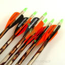 3x Strzała Easton XX78 Super Slam 2212 (spine 505) SuperLite - lotki Diamond 280