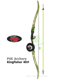 Łuk PSE KingFisher RH 56" siła 40# łuk na ryby - zestaw PSE kingfisher czarno-zielony na ryby