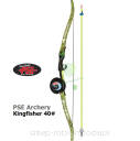 Łuk PSE KingFisher RH 56" siła 40# łuk na ryby - zestaw PSE kingfisher czarno-zielony na ryby