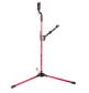 Stojak aluminiowy DECUT wysoki - czerwony Hauda rozkładany