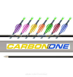 Strzały Easton Avance Carbon 4mm - model jak Carbon One - lotki Spin Wing Nasadka PIN Nock